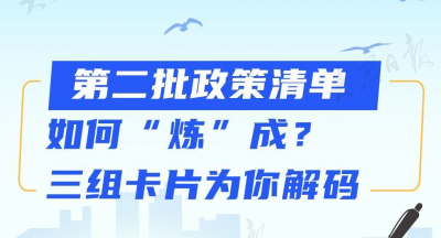 第二批政策清单如何“炼”成？三组卡片为你解码