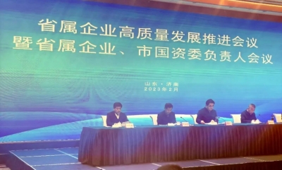 德州市国资委在省属企业高质量发展推进会议暨省属企业、市国资委负责人会议上做交流发言