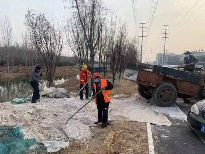 齐河开展“清河净滩行动”