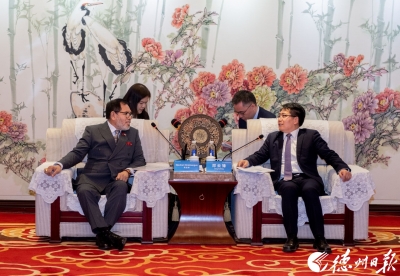 山东省副省长邓云锋在德州会见“中国（山东）—印尼交流周”嘉宾 刘斯杰、李明、孙业宝、田卫东、朱开国参加