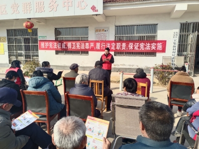 陵城区宋家镇：普法宣传进乡村 法治意识入民心