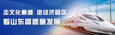 走文化廊道，进经济园区，看山东高质量发展。