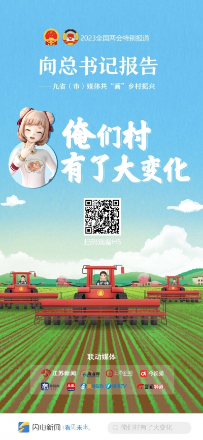 九省（市）媒体共“画”乡村振兴｜向总书记报告，俺们村有了大变化