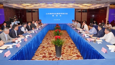 田卫东朱开国与山东魏桥创业集团负责人座谈 