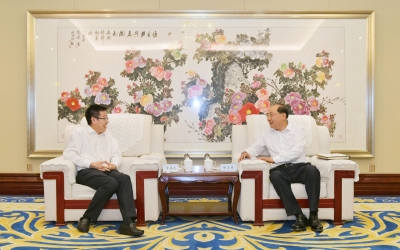 田卫东朱开国会见景在伦一行