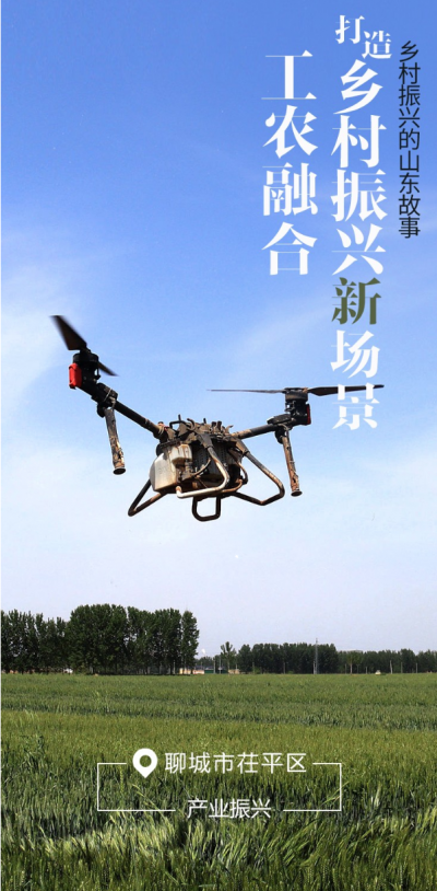 闪电交互海报带你看乡村振兴的山东故事