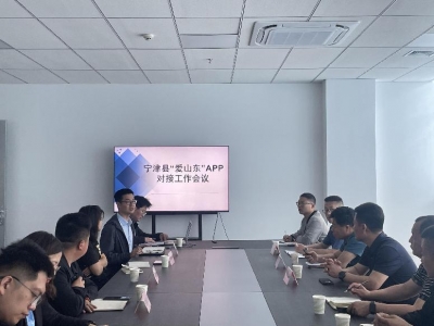 宁津县大数据中心召开“爱山东”APP 系统对接会议