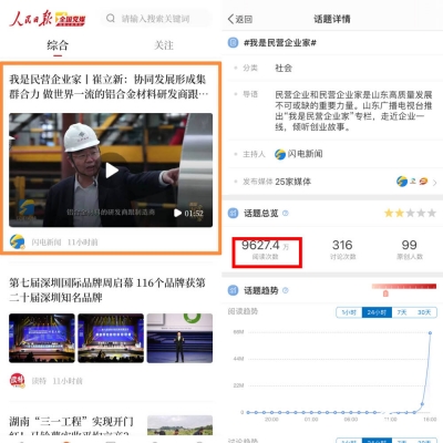 阅读量1.2亿！闪电新闻“我是民营企业家”全媒报道引关注