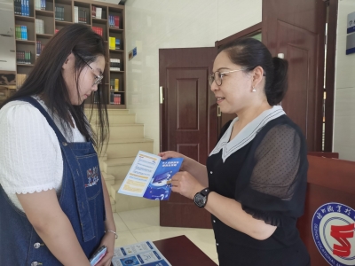 人行德州中支联合建行德州分行开展征信知识进校园活动