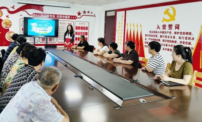 天衢新区宋官屯街道刘集社区开展“节水中国 你我同行”主题宣讲活动