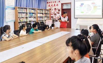 天衢新区宋官屯街道开展“萤火之光”全脑开发青少年志愿服务活动