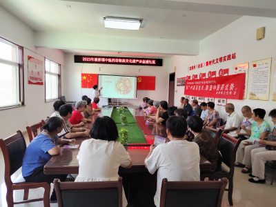 德州天衢新区袁桥镇开展“非遗进社区之中医药”讲座活动