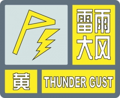 黄色预警！今夜到明天，雷阵雨+8到10级阵风到德州，局部伴有短时强降水和冰雹