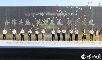 集中开工18个项目，总投资116.27亿元 | 德城区重点项目集中开工暨黑马农副产品智慧冷链物流中心开工仪式举行
