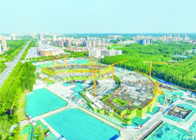 直击重点项目一线 | 德州市文化科技中心10月底主体封顶