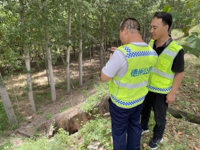 德州市公路巡查中心第一大队加强雨后巡查工作