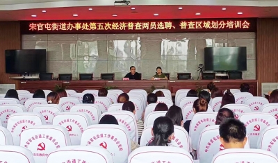 天衢新区宋官屯街道召开第五次经济普查培训会议