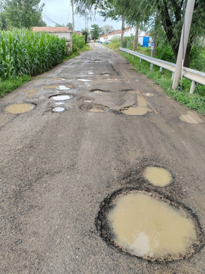 陵城区宋家镇高牛村：干群齐修路 坑洼变坦途
