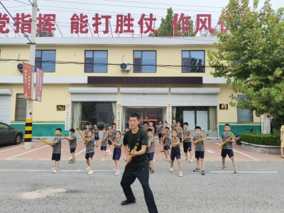 陵城于集乡 | 开设少儿军事夏令营 传承红色基因