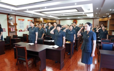 德州经开区法院开展“学思想 淬党性 践初心”主题党日活动