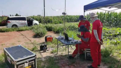 山东省地矿局在平原县震中位置开展应急测绘技术保障