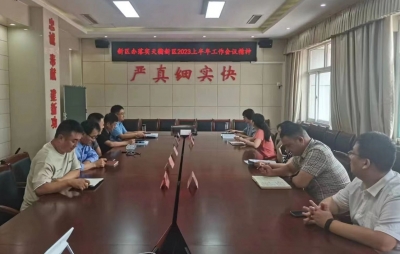 德州天衢新区产业园综合党委新区服务管理办公室召开2023年上半年重点工作推进会议