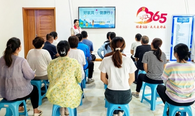 天衢新区宋官屯街道常兴社区开展家风教育宣讲活动