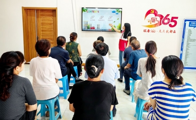 天衢新区宋官屯街道常兴社区开展“防震减灾”主题宣讲活动