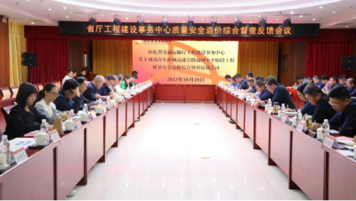 省交通运输厅来德州对高速在建项目开展质量安全造价综合督查
