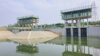 德州骨干河道引调水工程沙杨河段程官屯引水闸顺利通过阶段验收  