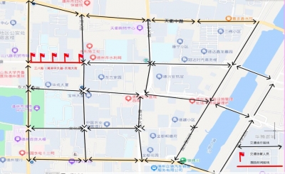 @德州市民，德城区三八路部分路段明起封闭施工