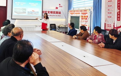 天衢新区宋官屯街道张官屯社区开展国防教育主题宣讲