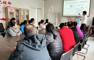 天衢新区宋官屯街道开展糖尿病防治中医知识讲座