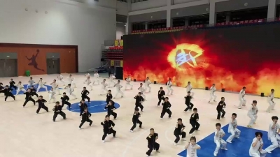 海峡两岸八极拳爱好者相聚庆云 同台竞技交流