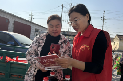 文化惠民 | 陵城区临齐街道：赶“黄河大集”，宣传推广“学习强国”
