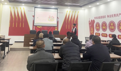 天衢新区宋官屯街道艾家坊社区开展垃圾分类宣讲活动