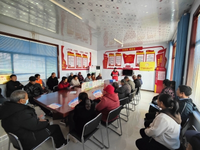 陵城区于集乡：反邪教宣传进乡村  筑牢全民反邪教防线