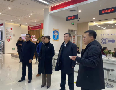 德州市委政法委副书记周少国到宁津县调研