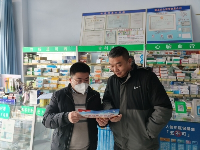 陵城区于集乡：反邪宣传进商铺 防邪知识入人心