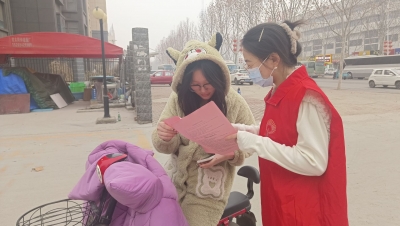 乐陵市市民热线服务中心开展冬季消防安全宣讲活动