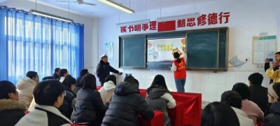 宁津津城街道：交通安全知识进校园