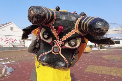 乡村振兴齐鲁样板——村村有好戏 | 平原县：百年非遗“牛斗虎” 舞出新时代农民精气神