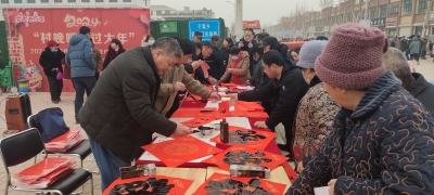 陵城区于集乡 | 写春联送福字 浓情笔墨迎新春