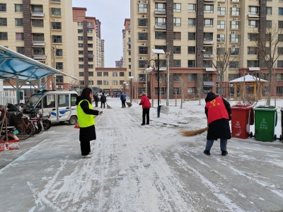 陵城区安德街道邱家社区 | 红色物业助力居民安全出行