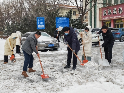 齐河：全城出动，扫雪除冰浴“雪”奋战！