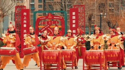 齐河县：威风锣鼓敲起来 奏响乡村文化最强音