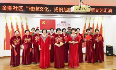 天衢新区宋官屯街道金鼎社区举办迎春贺新文艺汇演