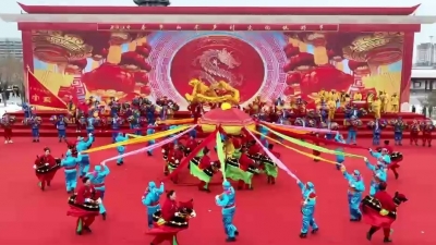 千余群众上演民俗“嘉年华” 点燃德州乡村文旅“烟火气”