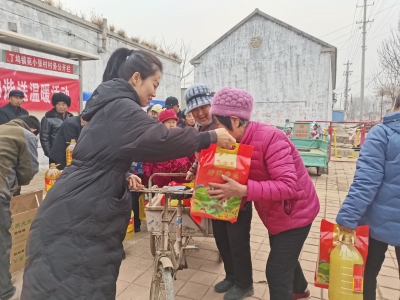 乐陵丁坞镇：爱心企业送温暖 助老敬老暖人心