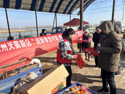 抬头寺镇开展“迎新春送对联·暖意浓浓过大年”黄河大集活动